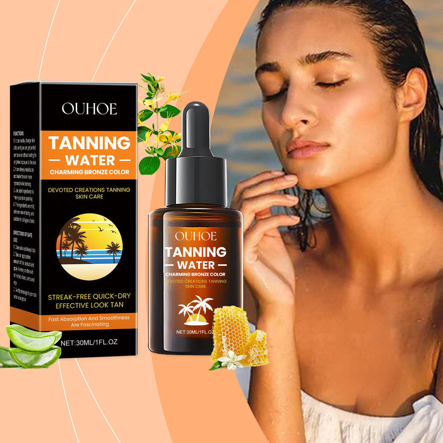 Self-Tanning Essence Drops for Streak-Free Natural Glow