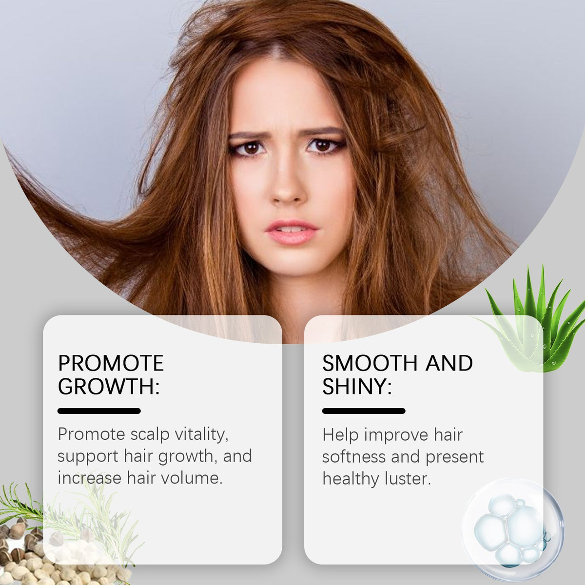 Cold-Pressed Moringa Hair Oil for Frizz and Shine