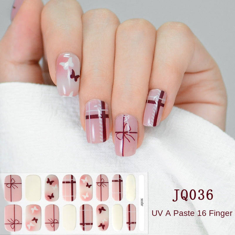 Semi-Cured UV Gel Nail Stickers — Salon Art in Seconds