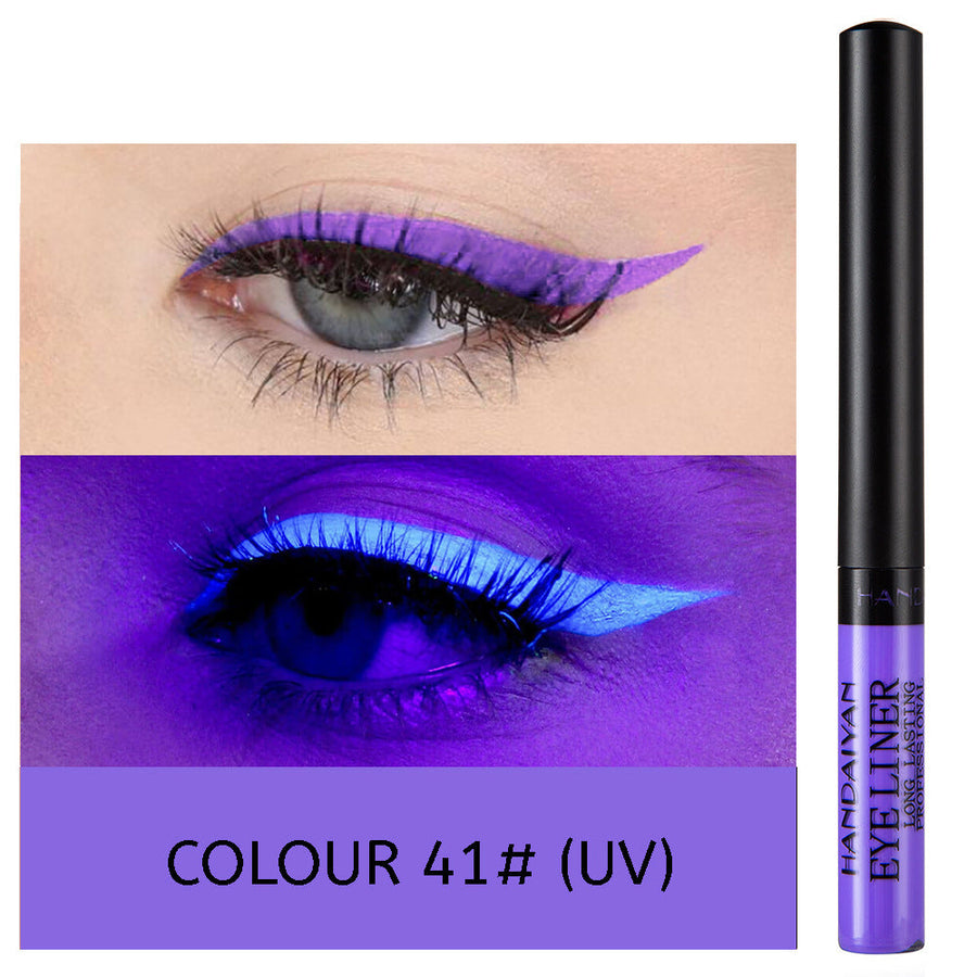 12-Color Matte Liquid Eyeliner Set for Bold Eye Looks