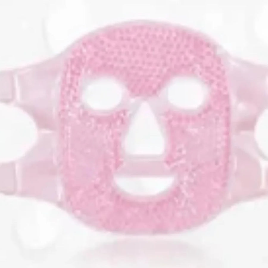 Reusable Full-Face Ice Mask for Cooling & Depuffing