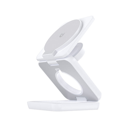 3‑in‑1 Magnetic Wireless Charger — Charges iPhone, Watch &