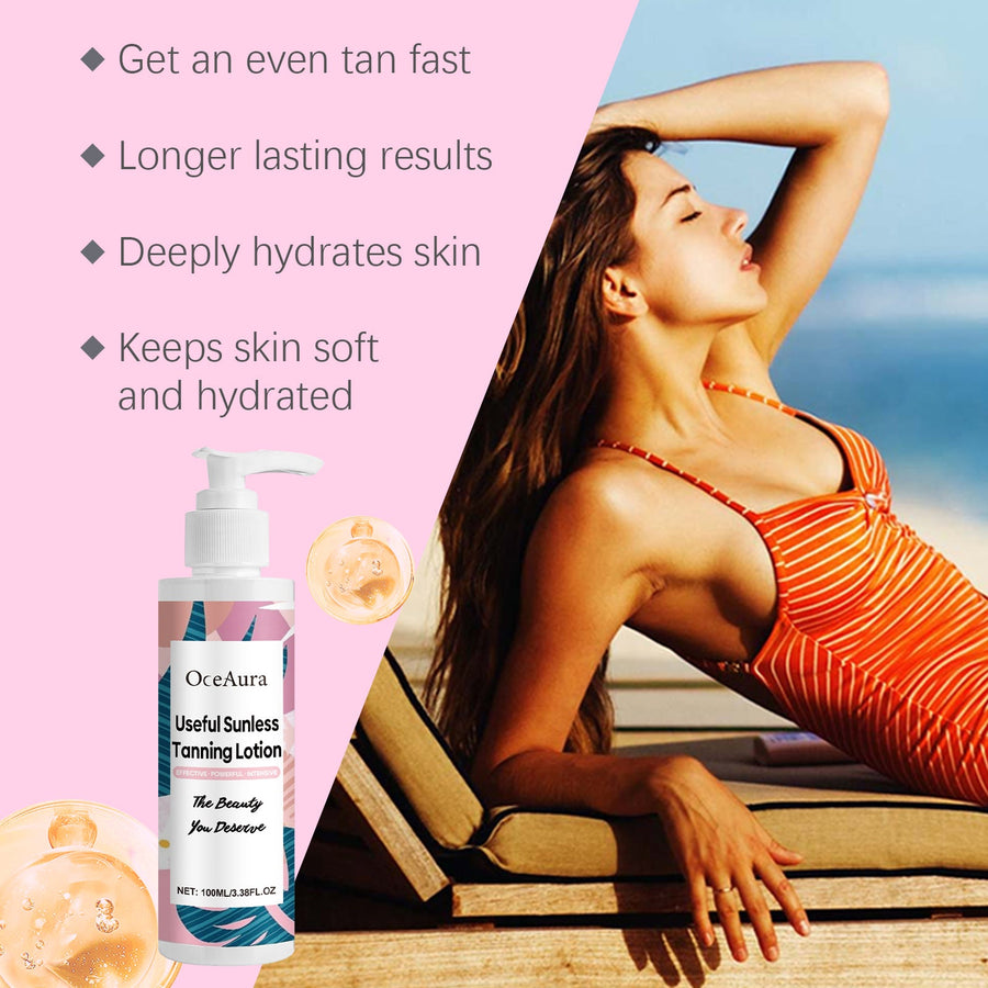 Self-Tanning Lotion for Even, Streak-Free Wheat Tan Glow