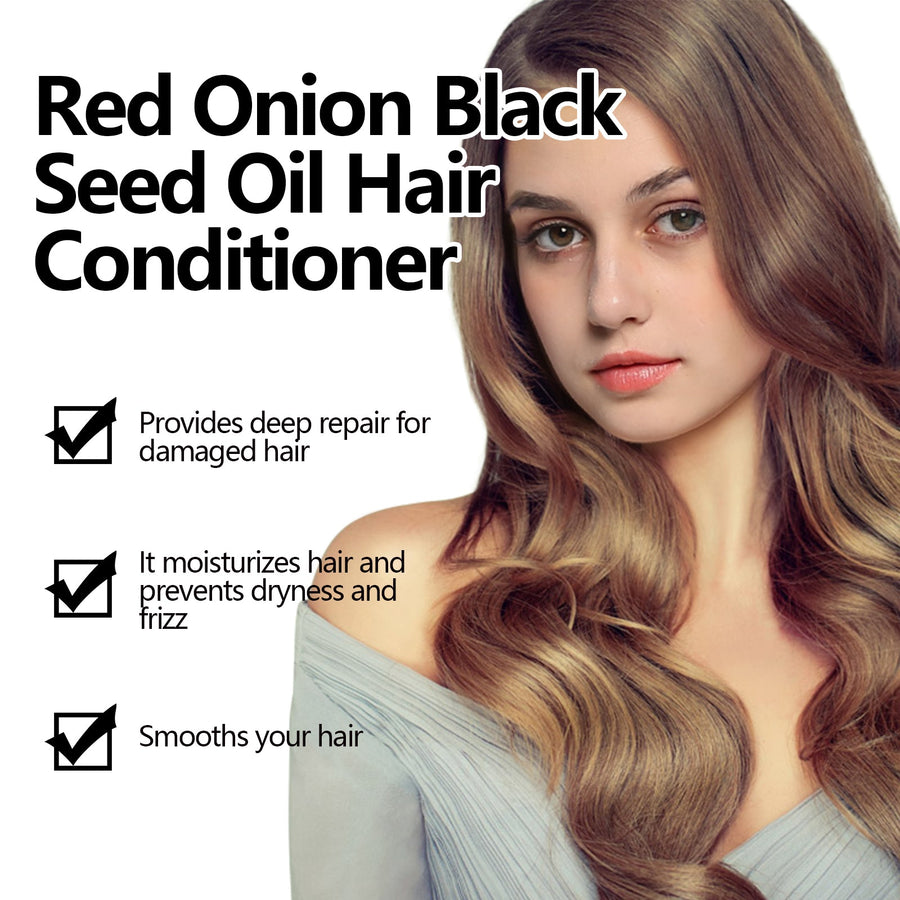 Red Onion Hair Conditioner for Dry, Frizzy, Dull Hair