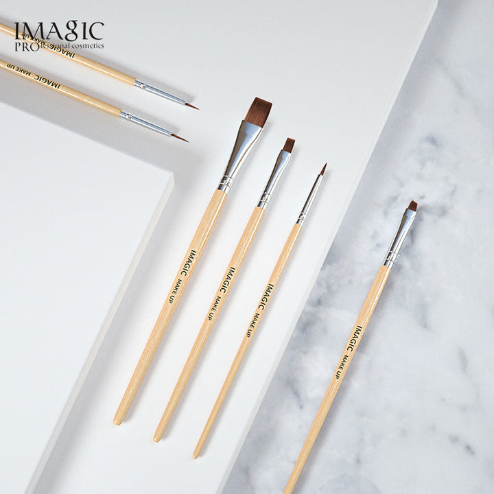 Makeup Art Brushes: Six Shapes for Precise Creative Detail