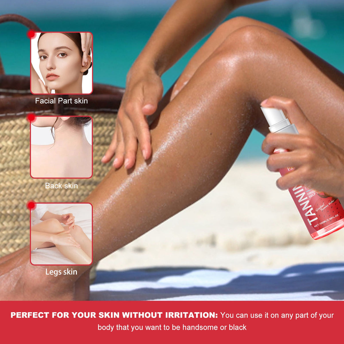 Self-Tanning Mist for Streak-Free Sun-Free Bronze Glow