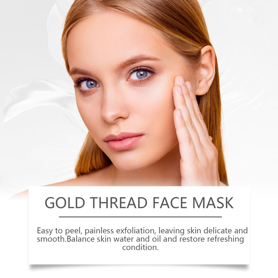 24K Gold Peel Mask - Painless Exfoliation & Collagen Glow