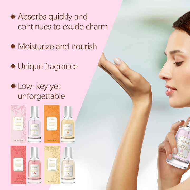 Hair and Body Fragrance Mist for Fresh Daily Scent