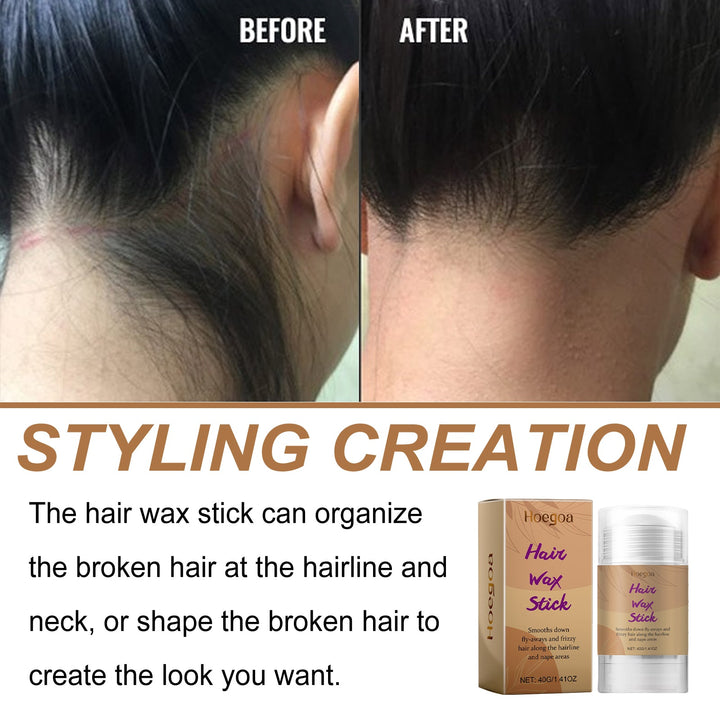 Hair Wax Stick for Frizz-Free, Sleek All-Day Styling
