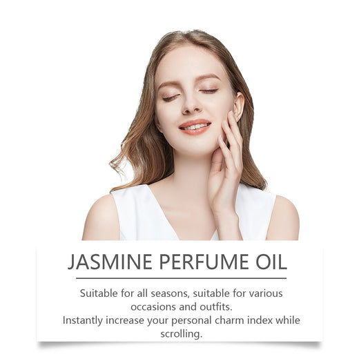 Jasmine Perfume Oil Roll-On for Fresh, Light Charm