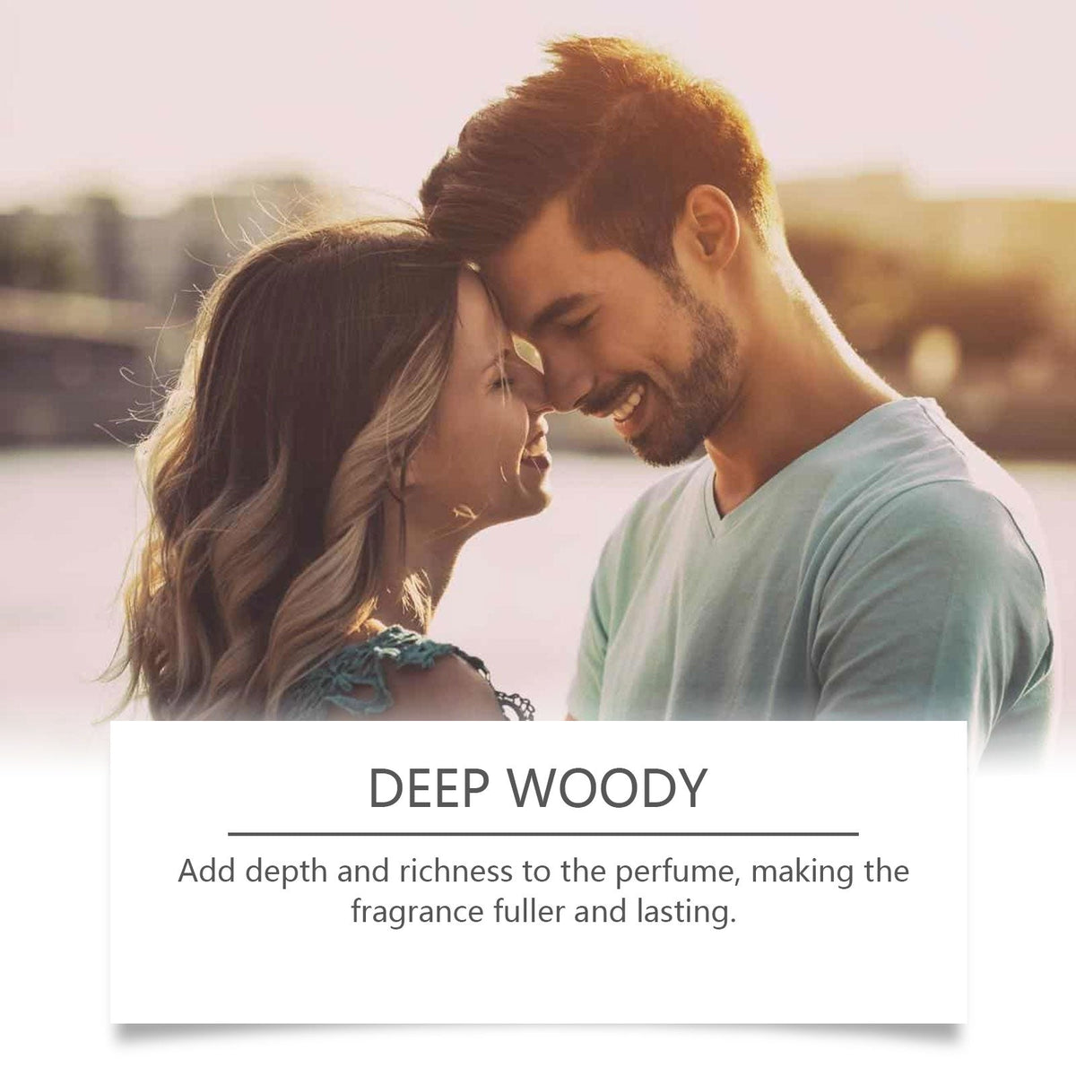 Portable Unisex Rose Perfume with Deep Woody Finish