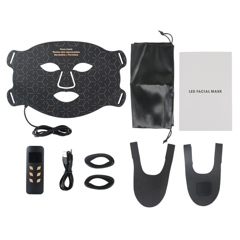 LED Light Therapy Mask for Face and Neck Rejuvenation