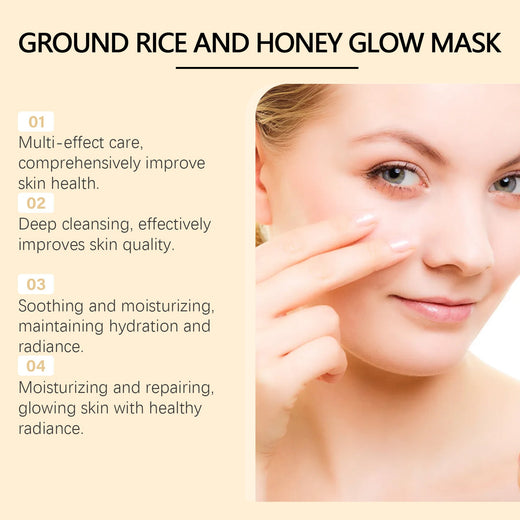 Honey Rice Mud Mask for Clogged Pores & Dry Skin