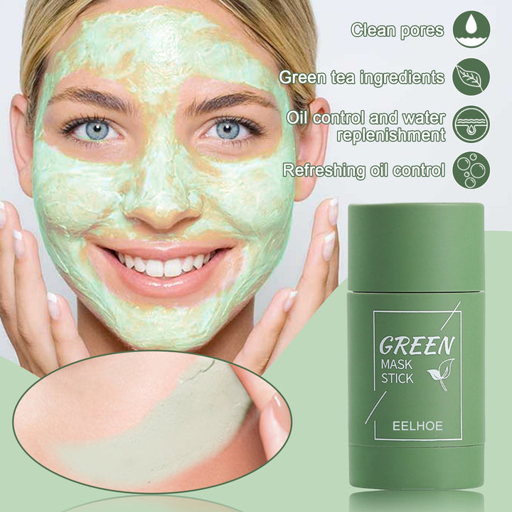 Green Tea Solid Mask Stick for Pores & Oil Control