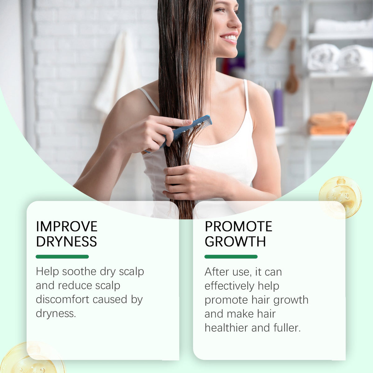 Herbal Hair Oil for Dry Hair & Fuller-Looking Hair