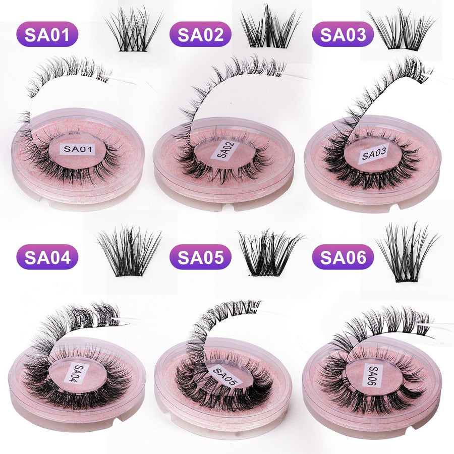 False Eyelashes Set for Custom Natural to Dramatic Looks