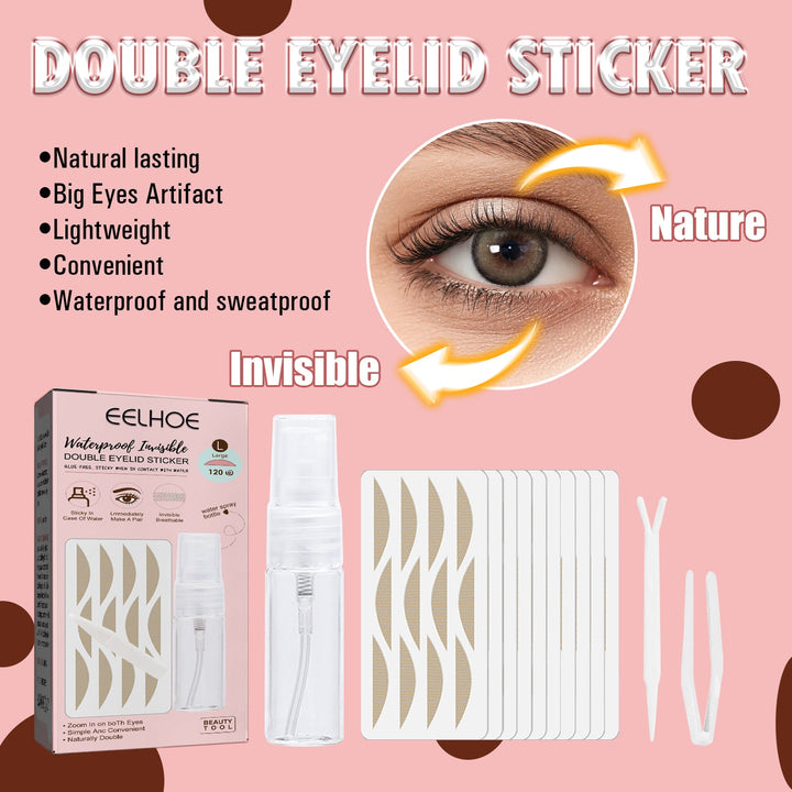 Double Eyelid Tape for a Natural, Invisible Eye Look