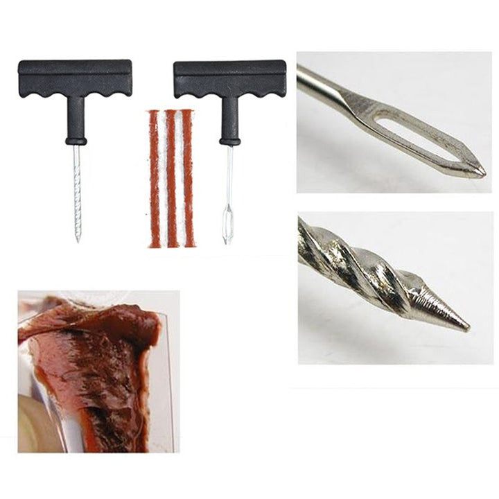 Tubeless Tire Repair Kit — Fast Puncture Plug for Car