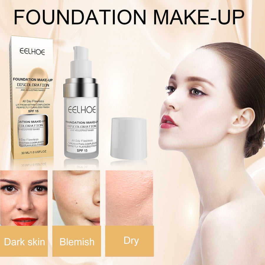 Color-Adjusting Liquid Foundation for Flawless Skin