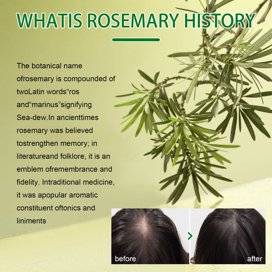 Rosemary Hair Oil Spray for Hydrated Roots and Shine