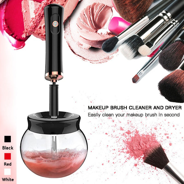 Electric Makeup Brush Cleaner — Spin Clean In Seconds