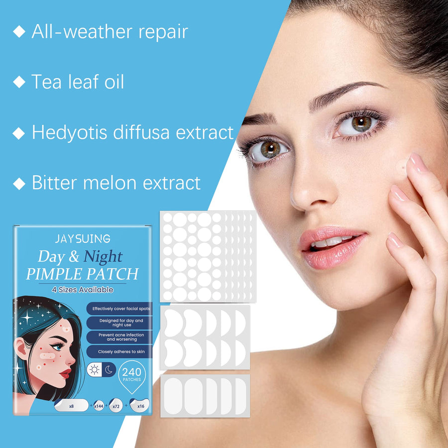 Acne Patches Day & Night 240ct Hydrocolloid Spot Cover