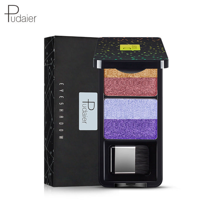 Color-Shifting Eyeshadow Palette With Waterproof Shimmer