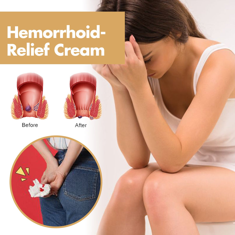 Hemorrhoid Relief Cream — Fast Relief from Itching & Swelling