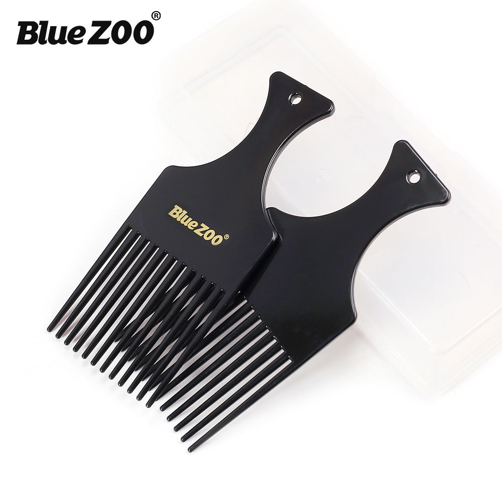 Dual-Sided Styling Comb – Rounded Teeth for Slicked-Back Hair