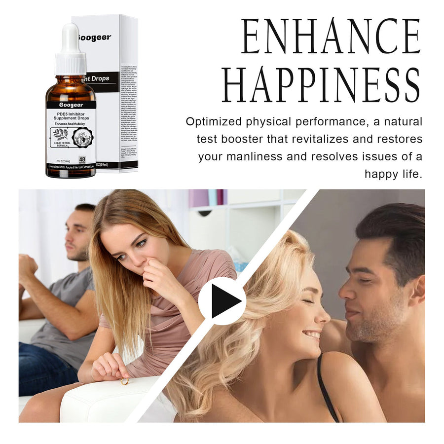 Men’s Enhancement Drops — Natural PDE5 Inhibitor