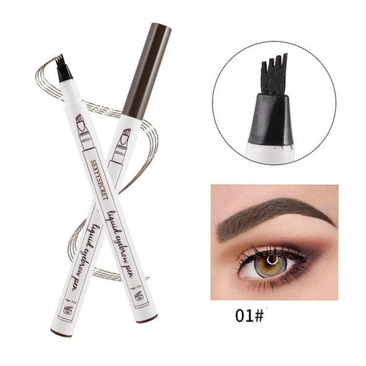 4-Prong Eyebrow Pencil for Natural-Looking Hair Strokes
