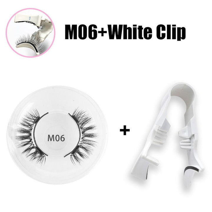 Magnetic False Eyelashes — Natural Thick & Long Look, No Glue