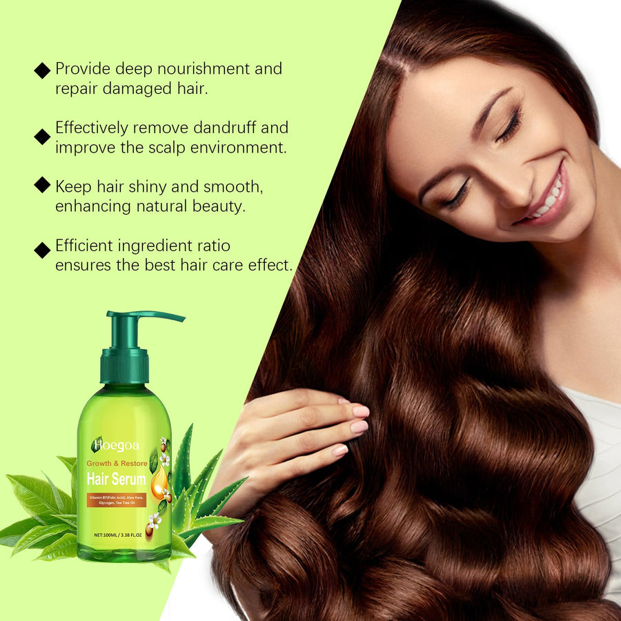 Tea Tree Hair Serum for Dry, Damaged Hair Repair