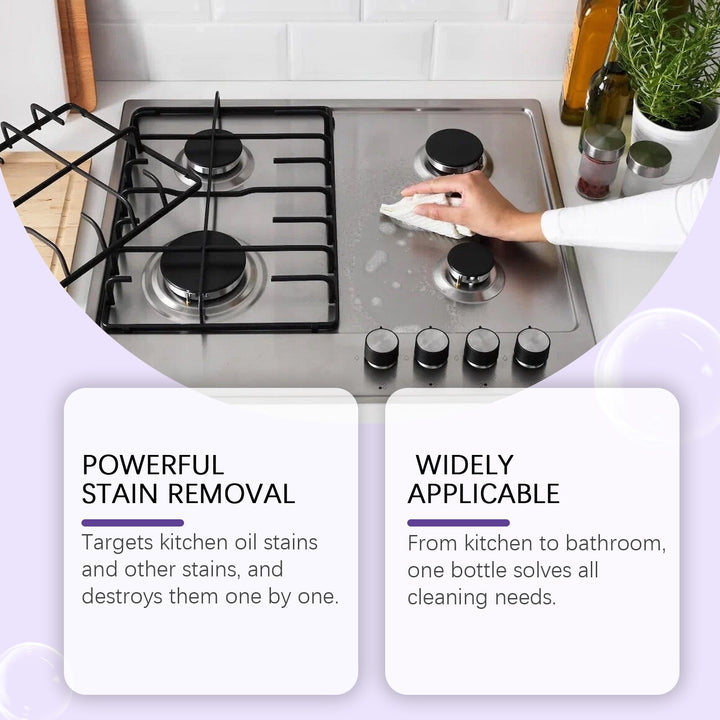 Multi-Purpose Cleaning Spray for Kitchen Grease & Stains