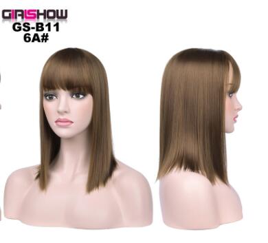 Synthetic Bob Wig with Bangs — Instant Hair Makeover in 4
