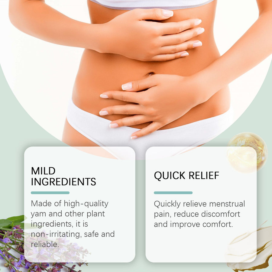 Wild Yam Period Relief Cream — Herbal Menstrual Cramp Comfort