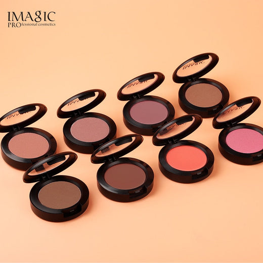 Pressed Blush Powder Palette: 8 Versatile Cheek Shades
