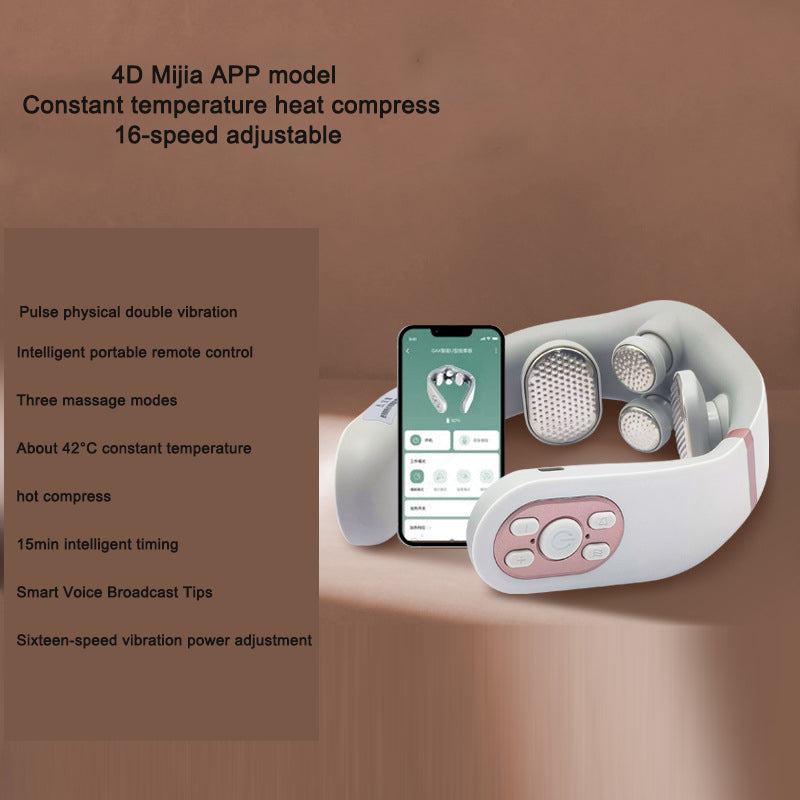 Cervical Neck Massager — 8D TENS & Heat Therapy for Deep Relief