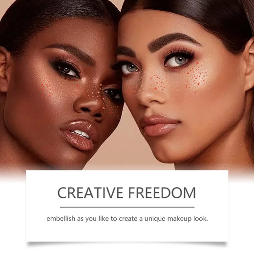 Red Freckle Makeup Stickers for Creative Face Looks