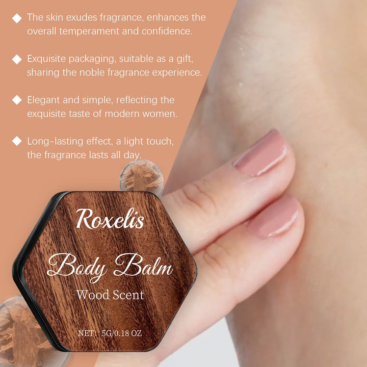 Wood Scented Body Balm for Portable Daily Fragrance