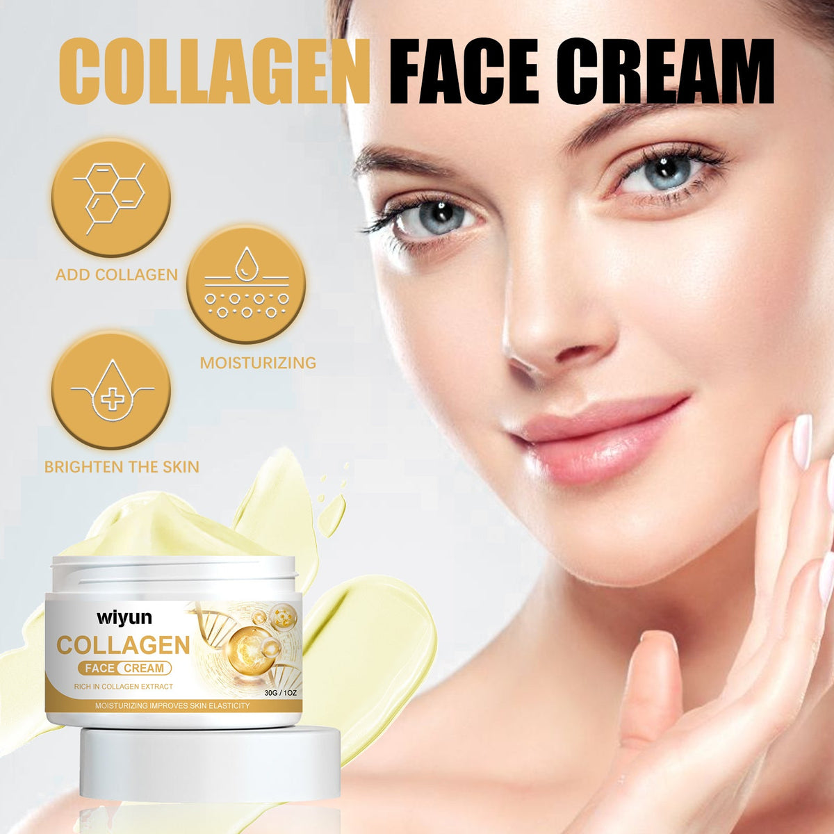 WIYUN Collagen Face Cream for Firming & Radiant Skin