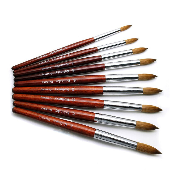 Kolinsky Acrylic Nail Brush — Superior Precision for Gel