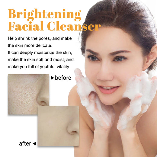 Turmeric Brightening Cleanser with Built-In Massage Brush