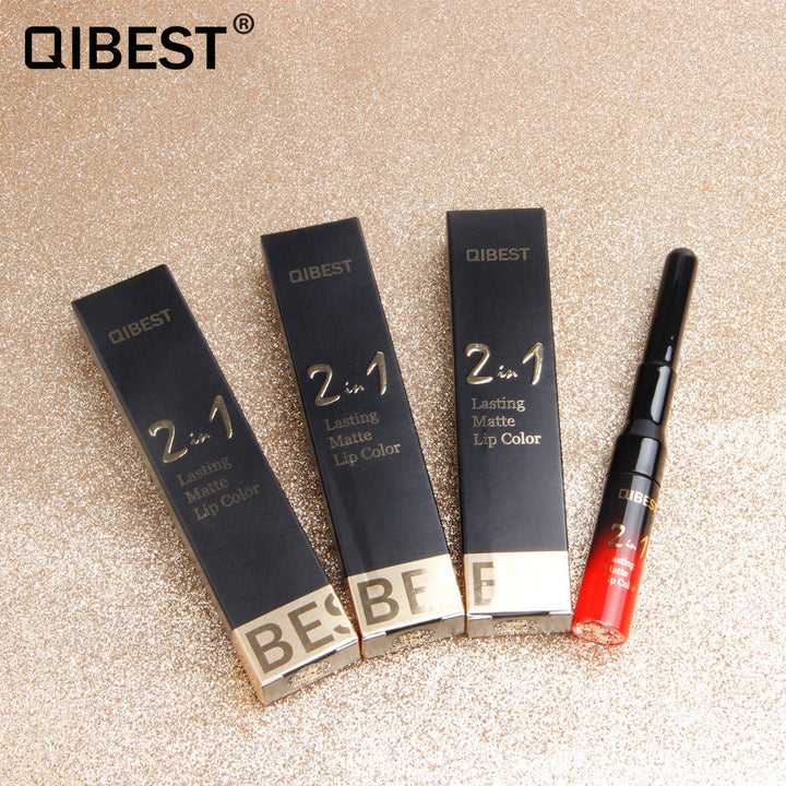 2-in-1 Matte Lip Gloss Pen for Defined, Lasting Color
