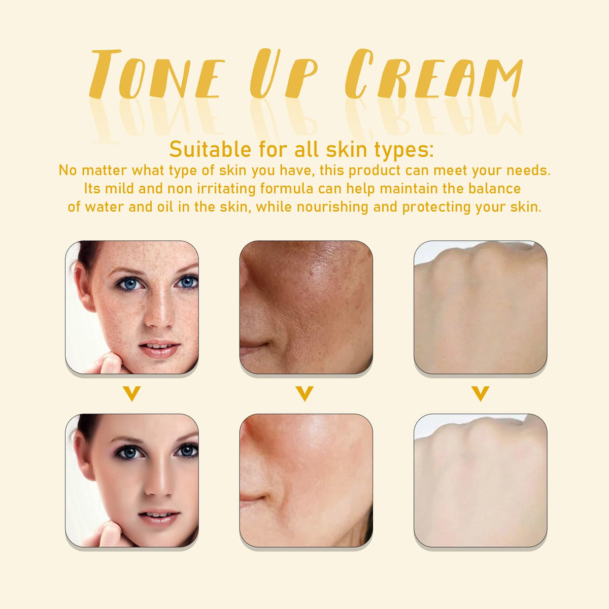 Brightening Cream — Lightweight Tone‑Up for Radiantly Even