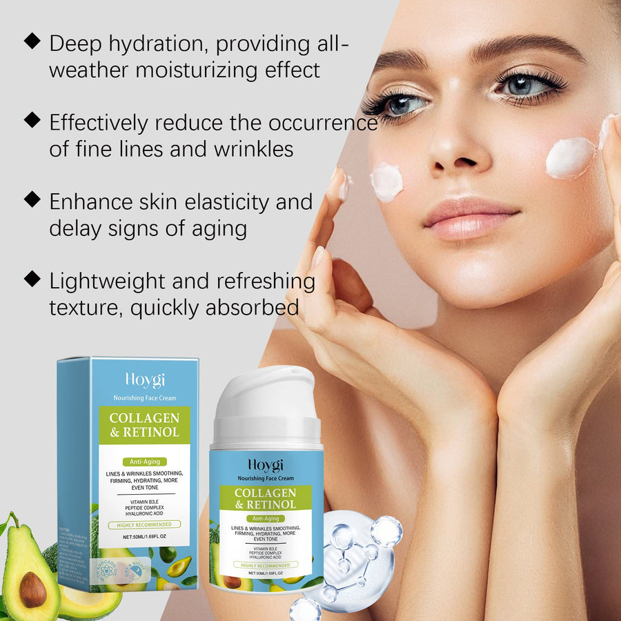 Collagen Retinol Face Cream for Fine Lines & Wrinkles