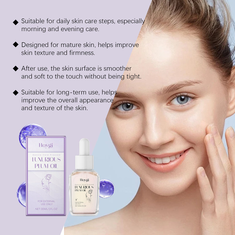 Plum Oil Face Serum for Fine Lines & Firmness