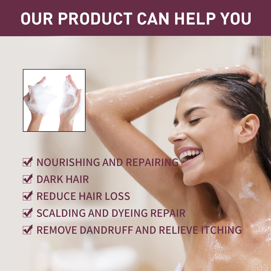 Darkening Shampoo Bar for Natural-Looking Hair Color