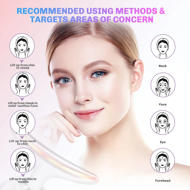 LED & Vibration Facial Lifting Device — Firmer Skin in 4 Weeks