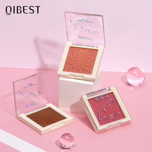 Pressed Blush Powder for Natural Pearlescent Cheeks